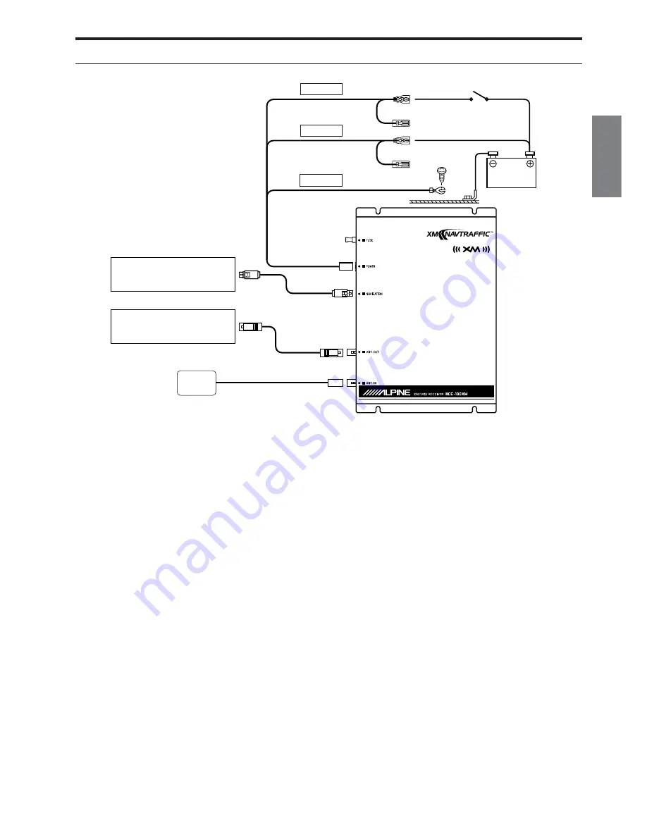 Alpine HCE-100XM - XM Radio Data Receiver Owner'S Manual Download Page 12