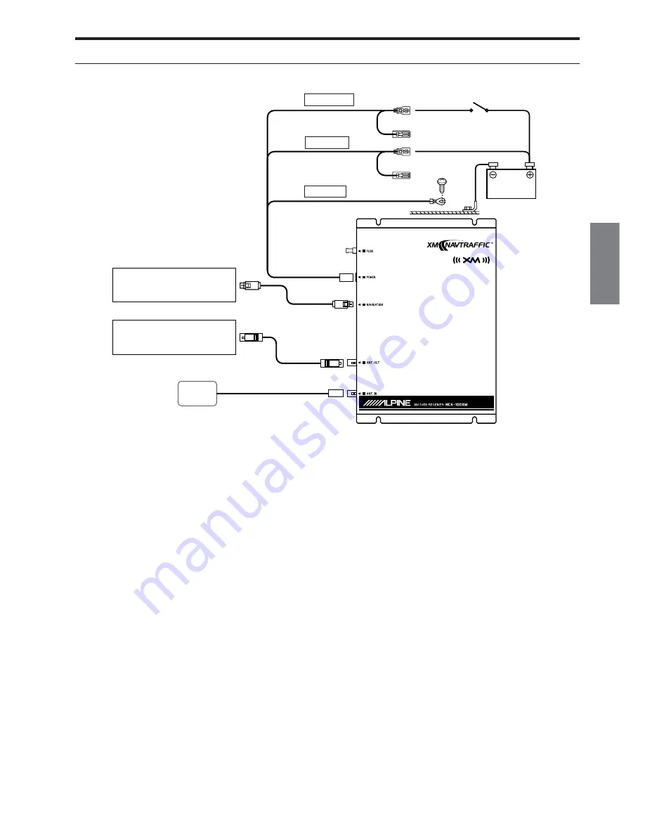 Alpine HCE-100XM - XM Radio Data Receiver Скачать руководство пользователя страница 34