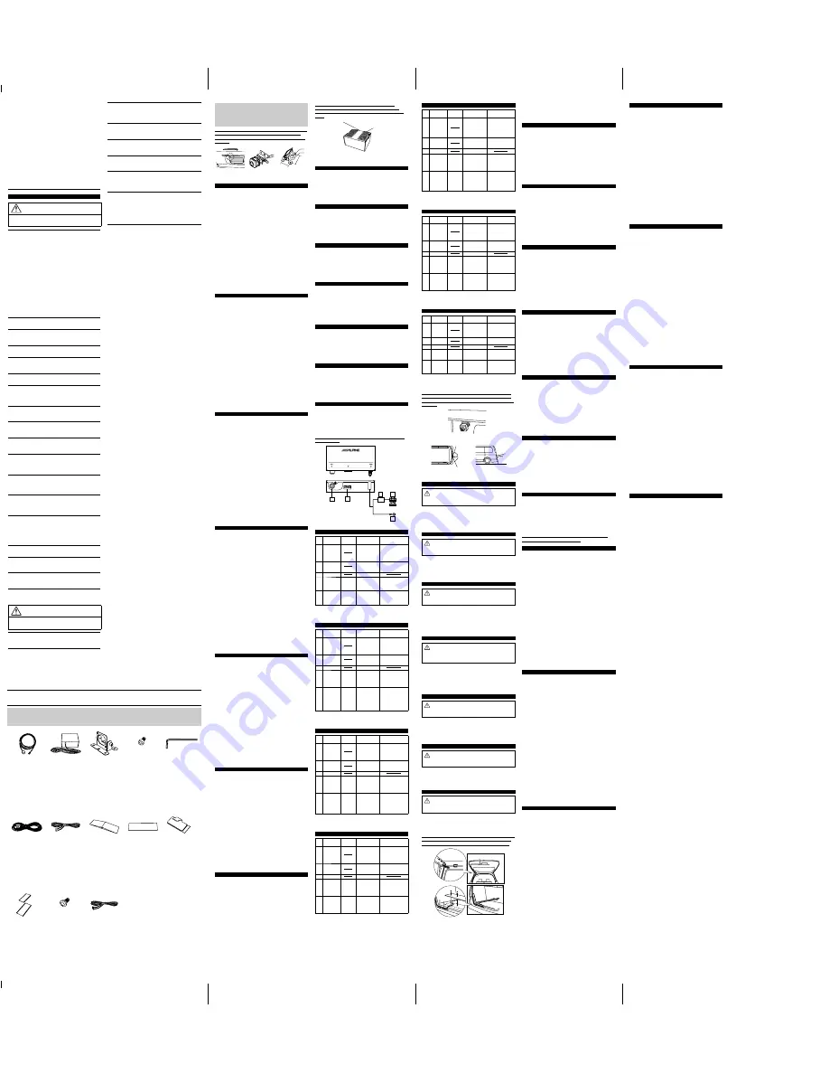 Alpine HCE-C115 Owner'S Manual Download Page 2