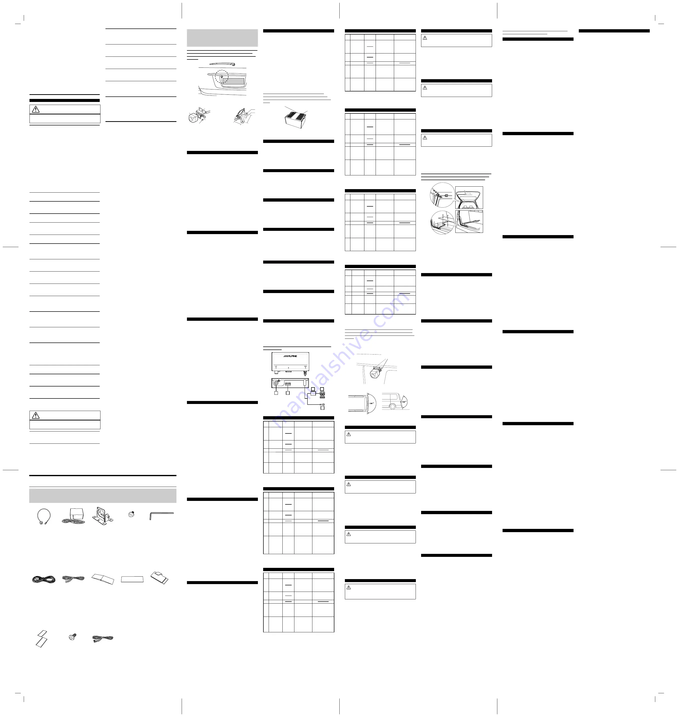 Alpine HCE-C155 Owner'S Manual Download Page 2