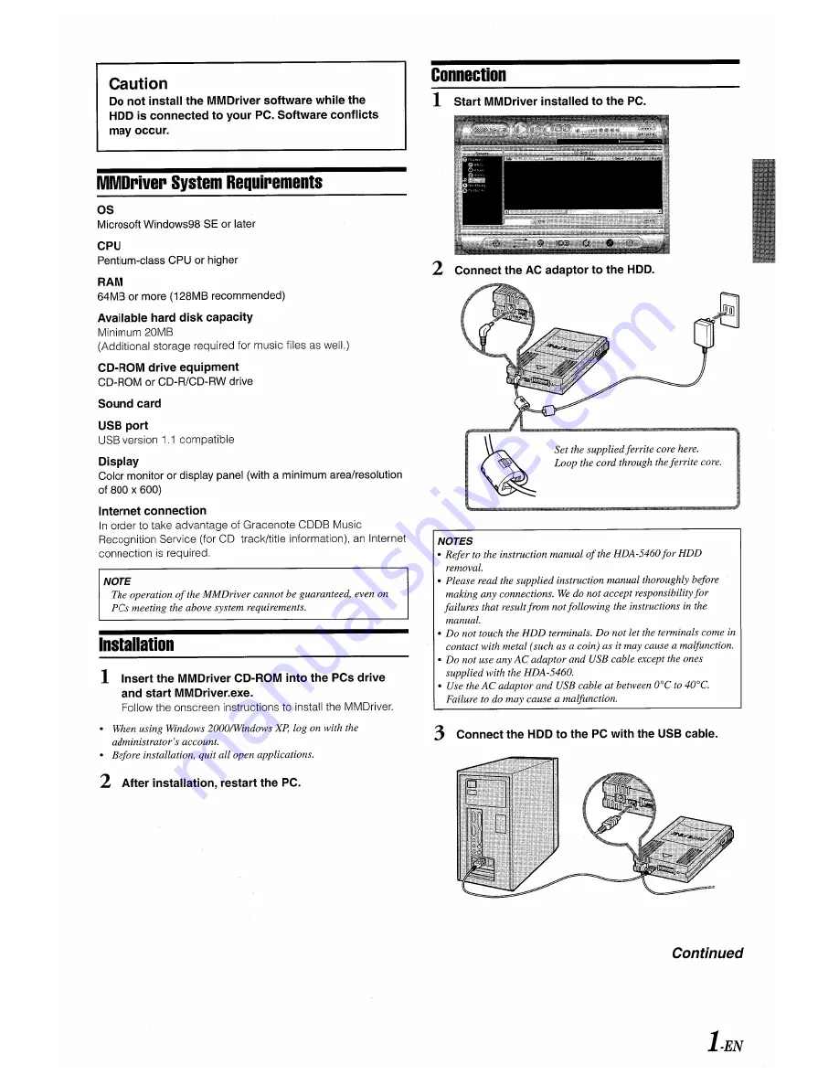 Alpine HDA-5460 Owner'S Manual Download Page 23