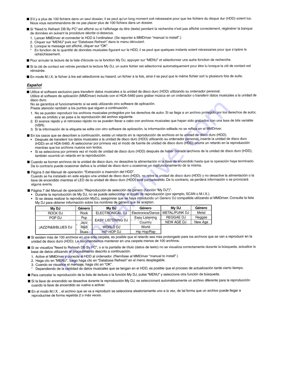 Alpine HDA-5460 Owner'S Manual Download Page 31