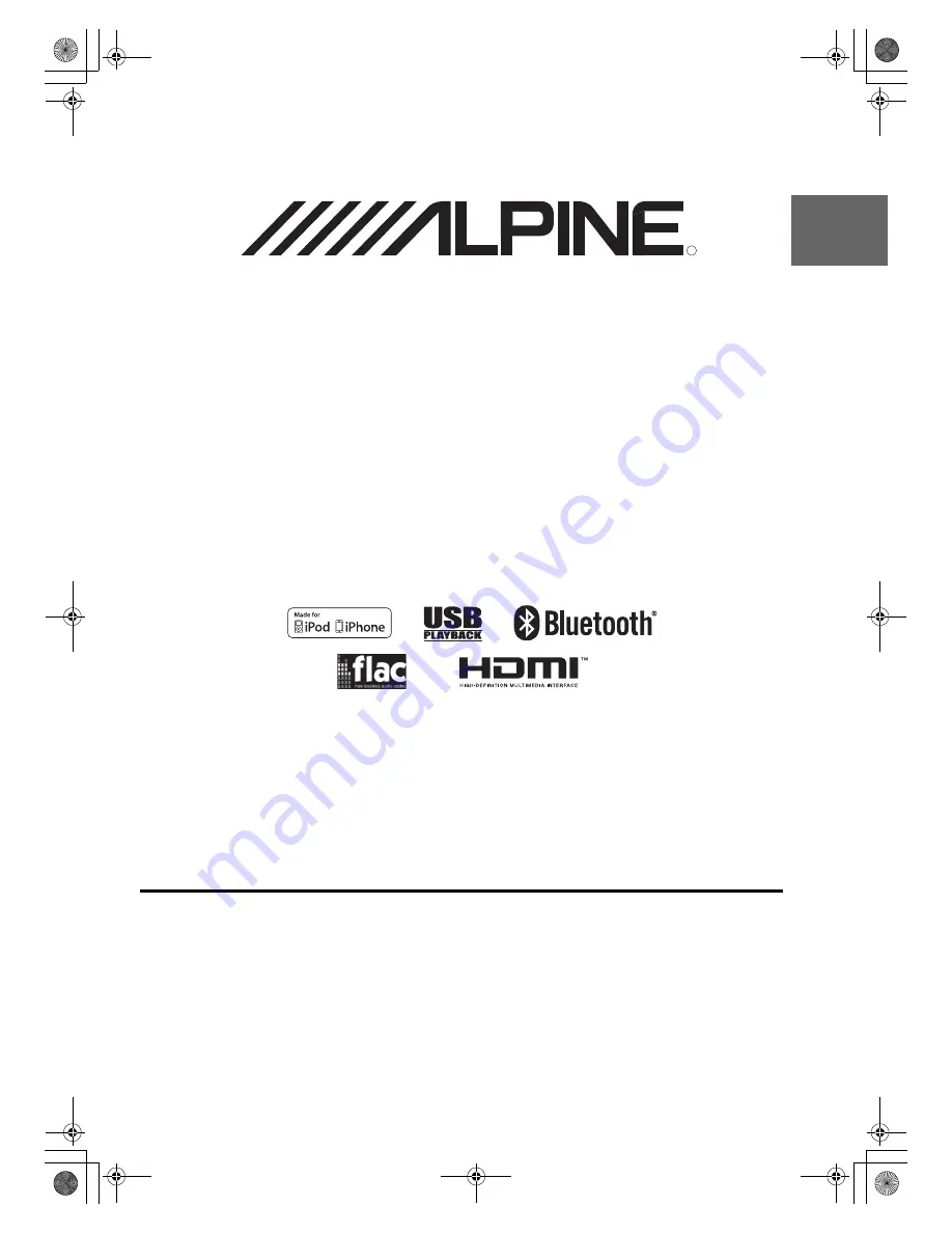 Alpine i108AD Owner'S Manual Download Page 1