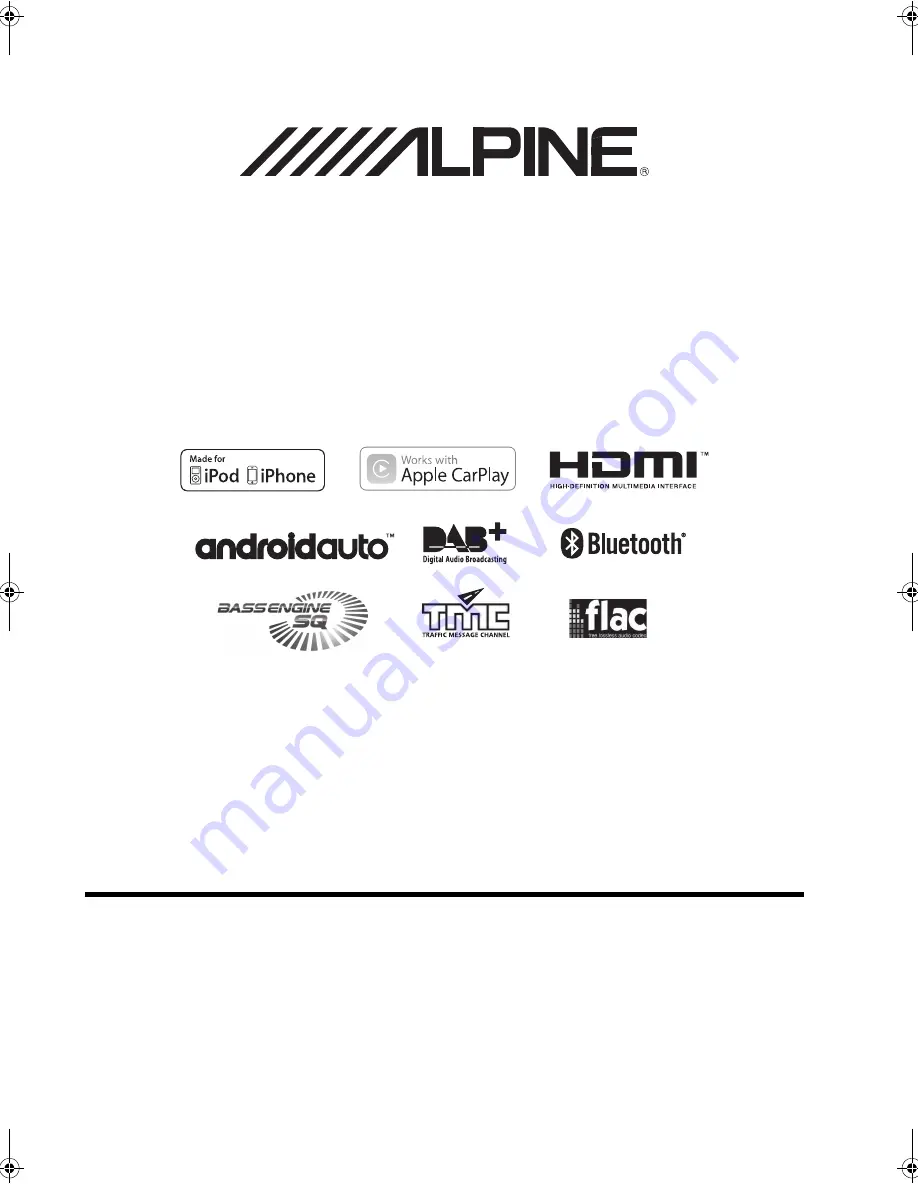 Alpine iLX-F309E Скачать руководство пользователя страница 1