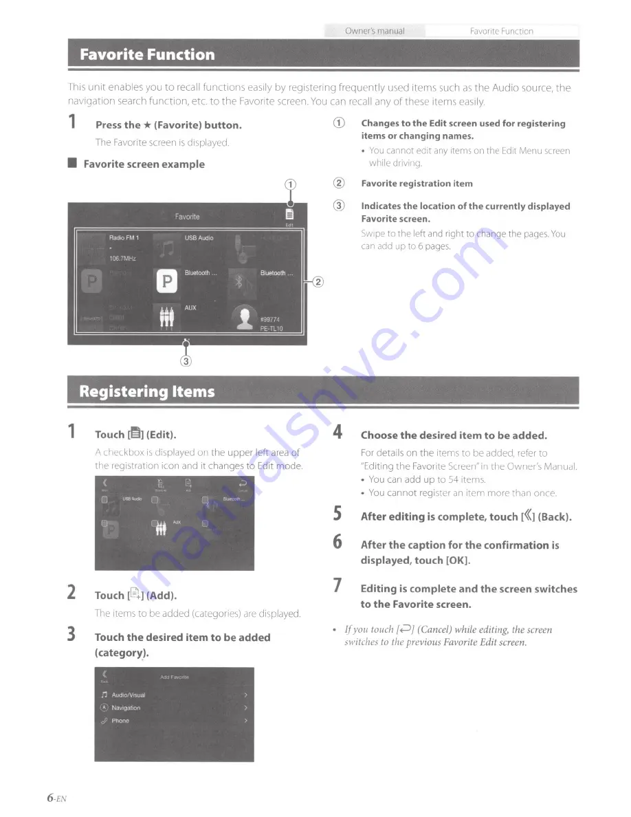 Alpine INE-W977HD Quick Reference Manual Download Page 8