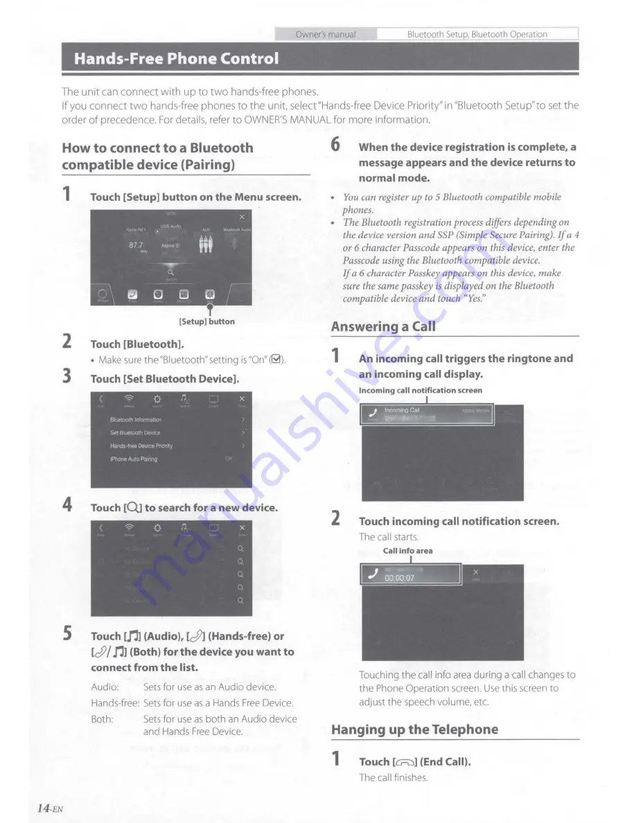 Alpine INE-W987HD Owner'S Manual Download Page 151