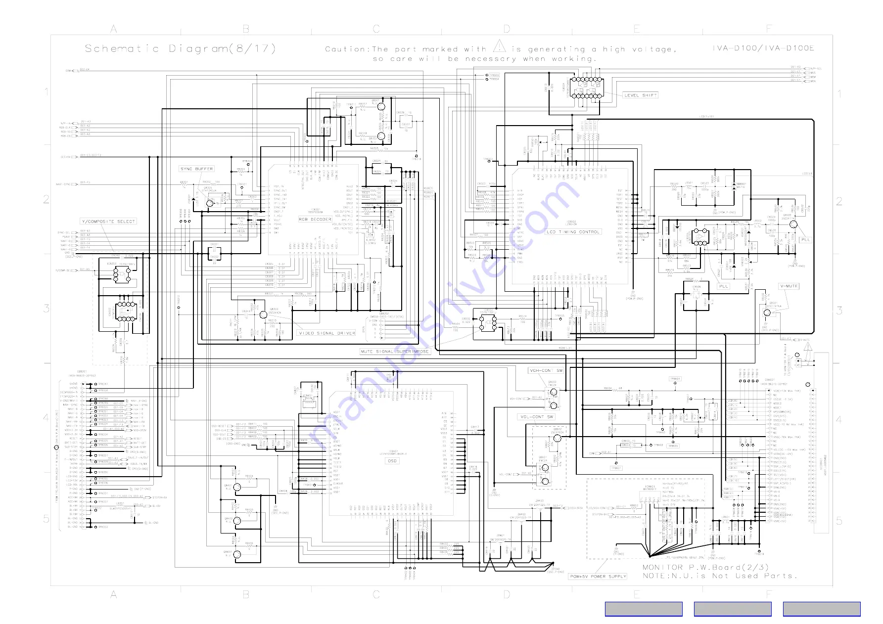 Alpine IVA-D100 Service Manual Download Page 45