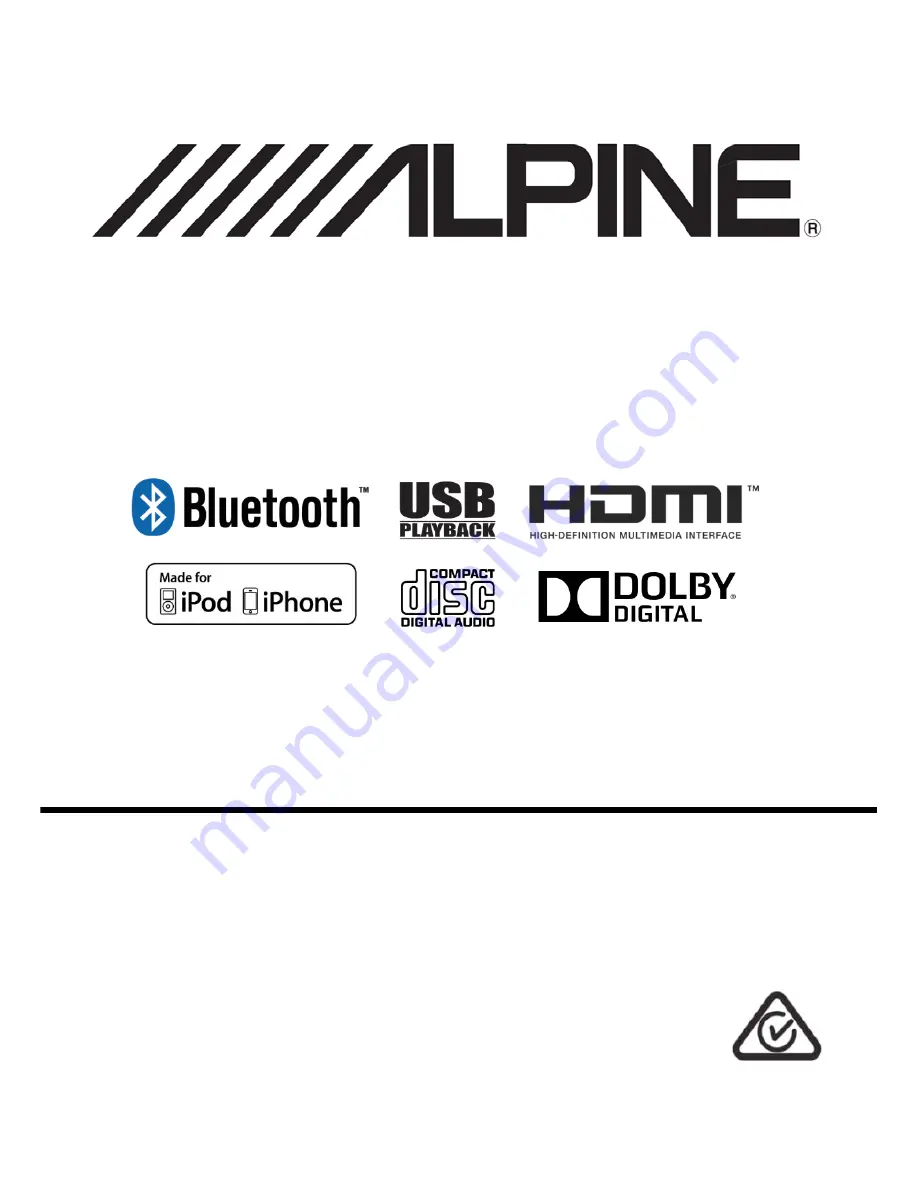 Alpine IVX-W200E Скачать руководство пользователя страница 1