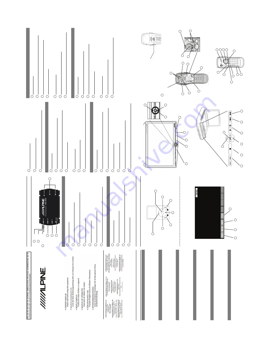 Alpine KCE-415I Owner'S Manual Download Page 1