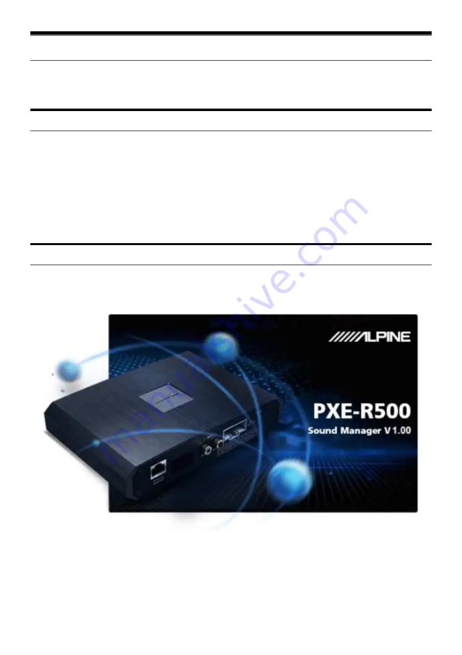 Alpine PXE-R500 Manual Download Page 6