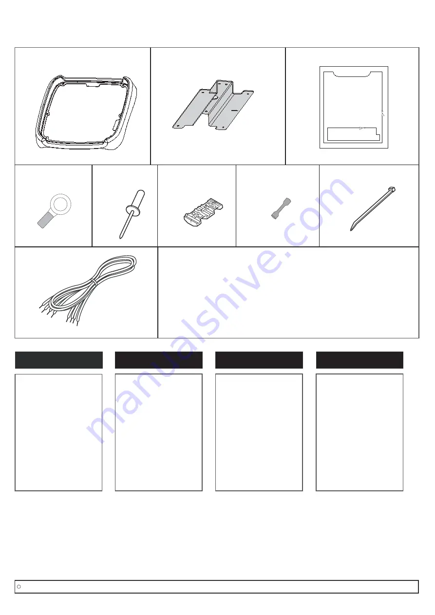 Alpine RSE-K100SC Installation Kit Download Page 2