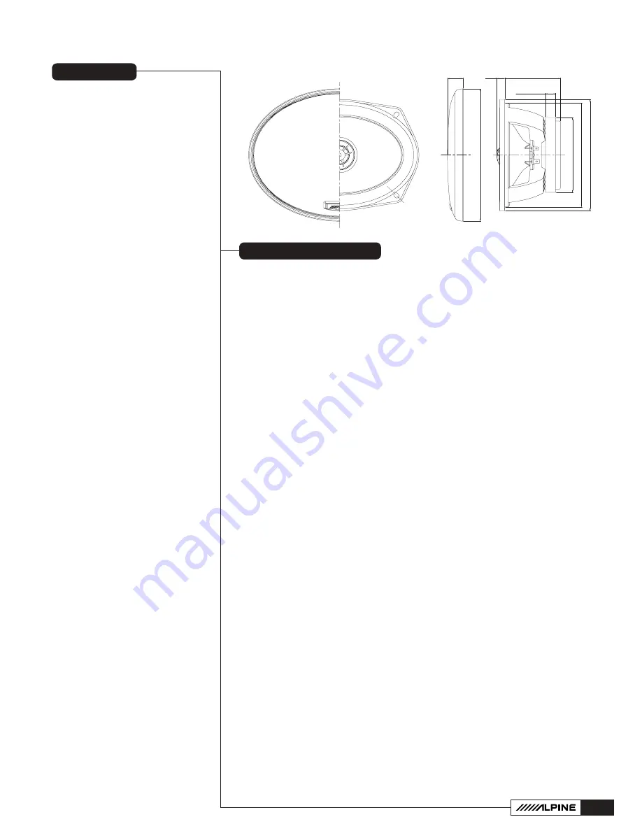 Alpine SPR-694A Specifications Download Page 1