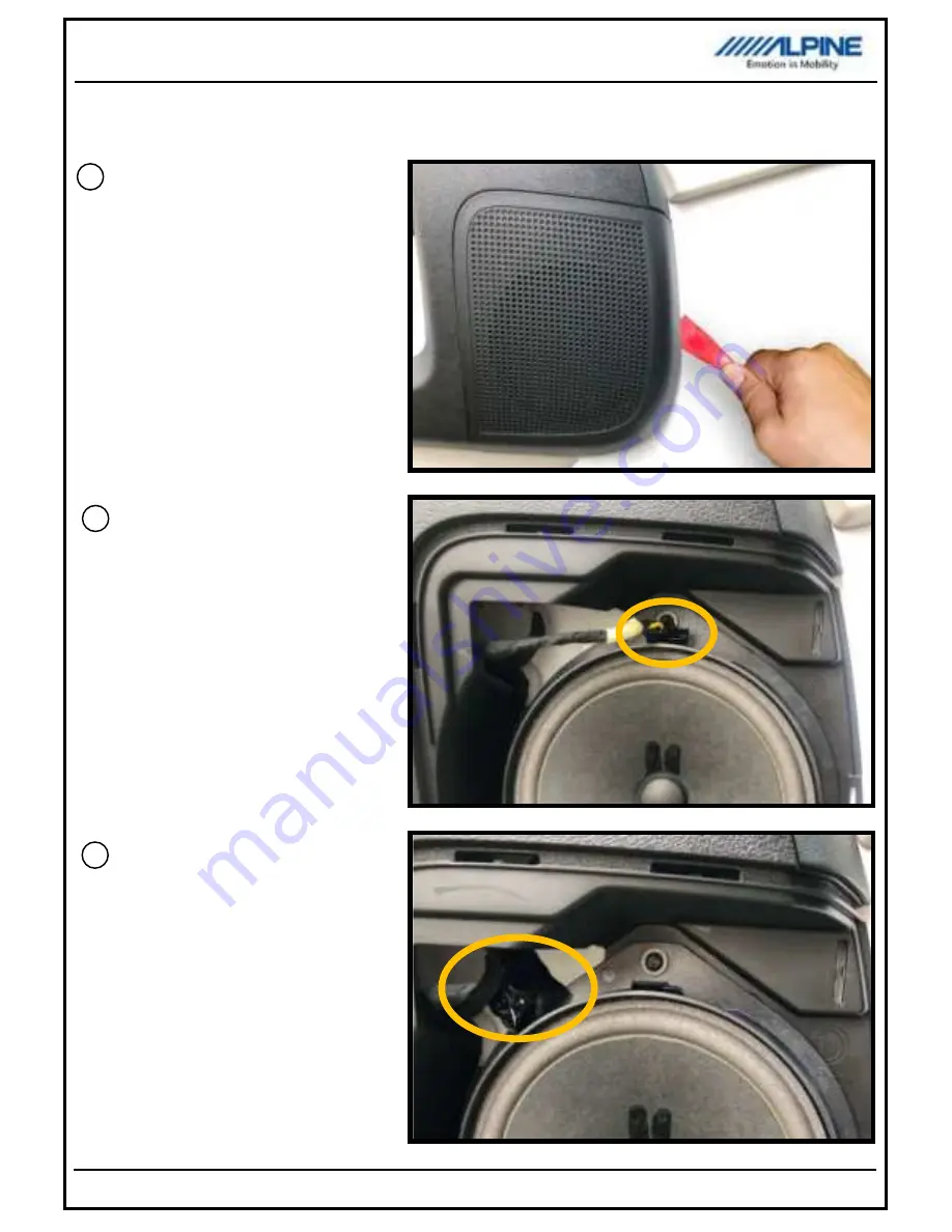 Alpine SWC-D84S Installation Manual Download Page 11