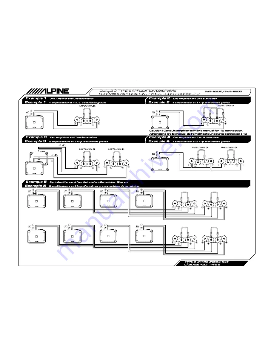 Alpine SWS-1023D Скачать руководство пользователя страница 4