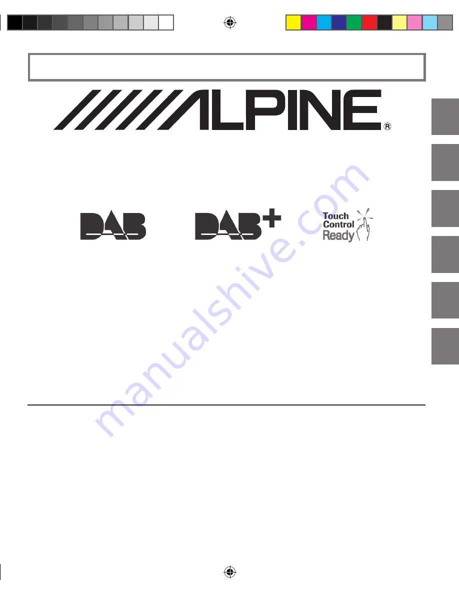 Alpine TUE-DAB1U Скачать руководство пользователя страница 1