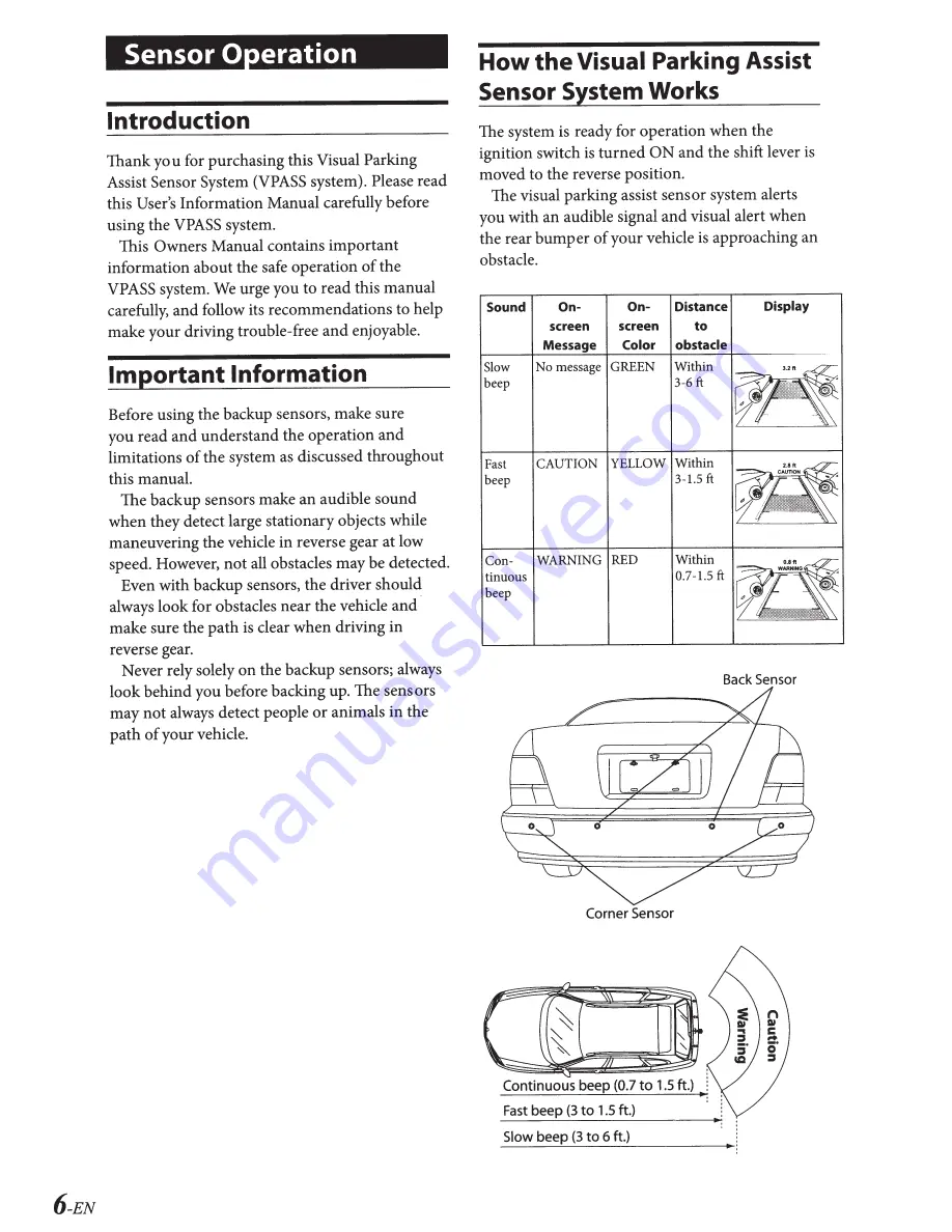 Alpine VPX-B104R Owner'S Manual Download Page 7