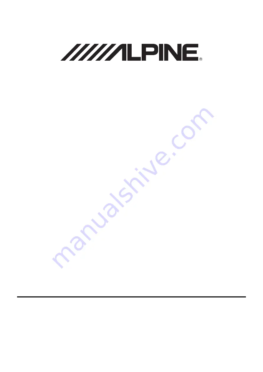 Alpine X903D-DU2 Installation Manual Download Page 68