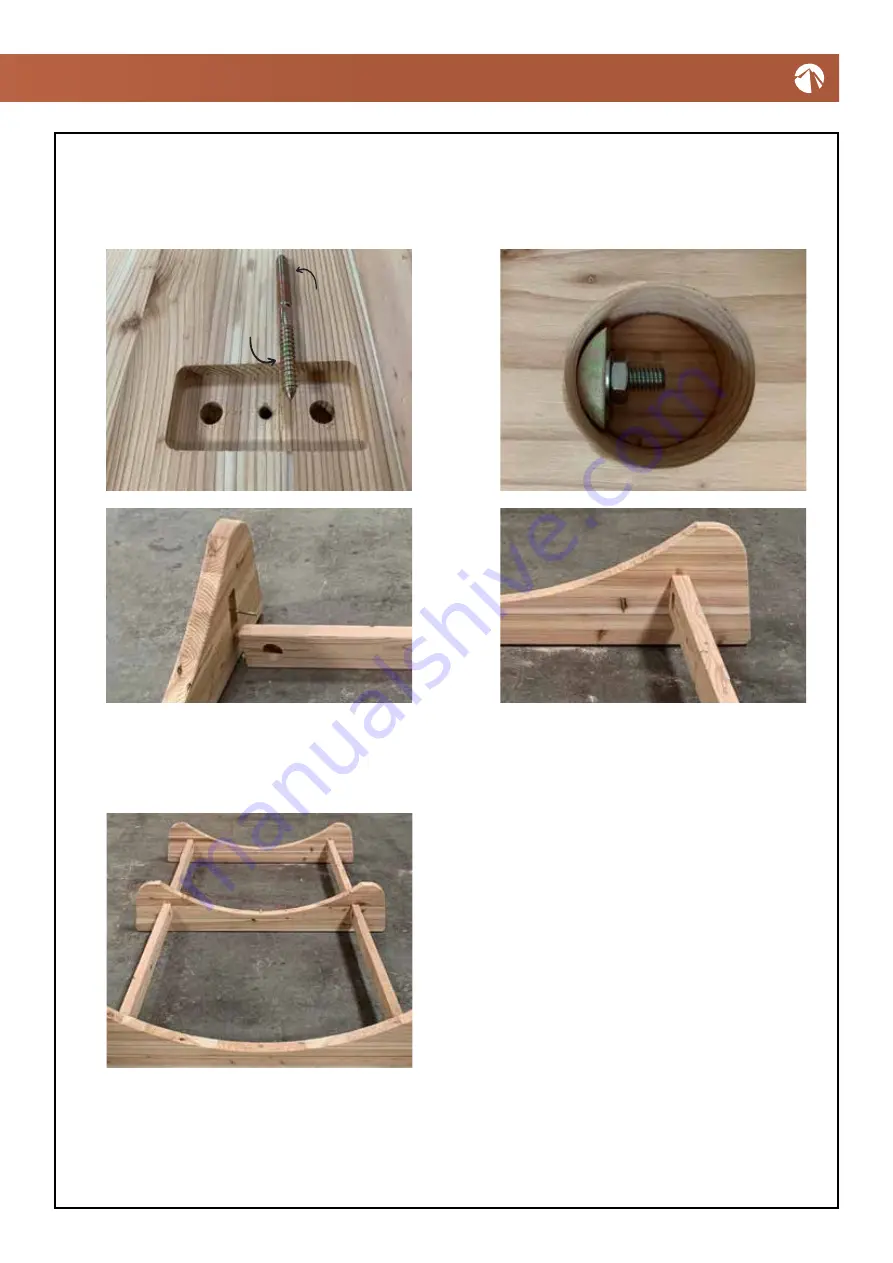 Alpinespas Cedar Barrel Sauna Assembly Manual Download Page 15