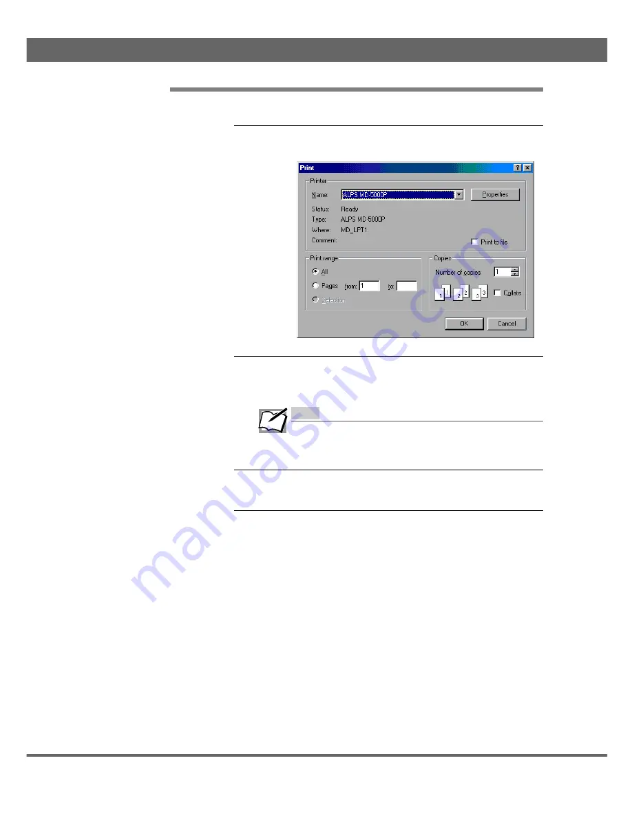 Alps Electric MD-5000P User Manual Download Page 8