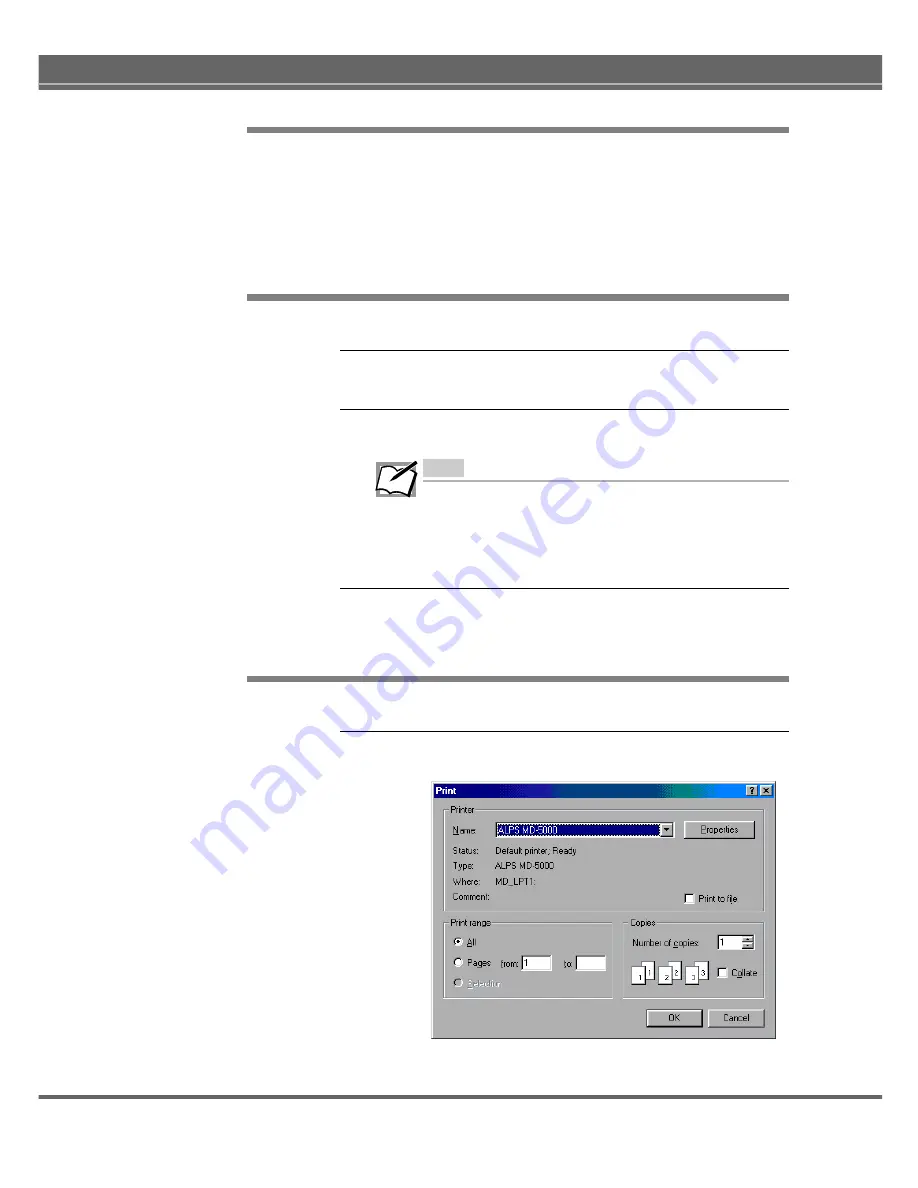 Alps Electric MD-5000P User Manual Download Page 26