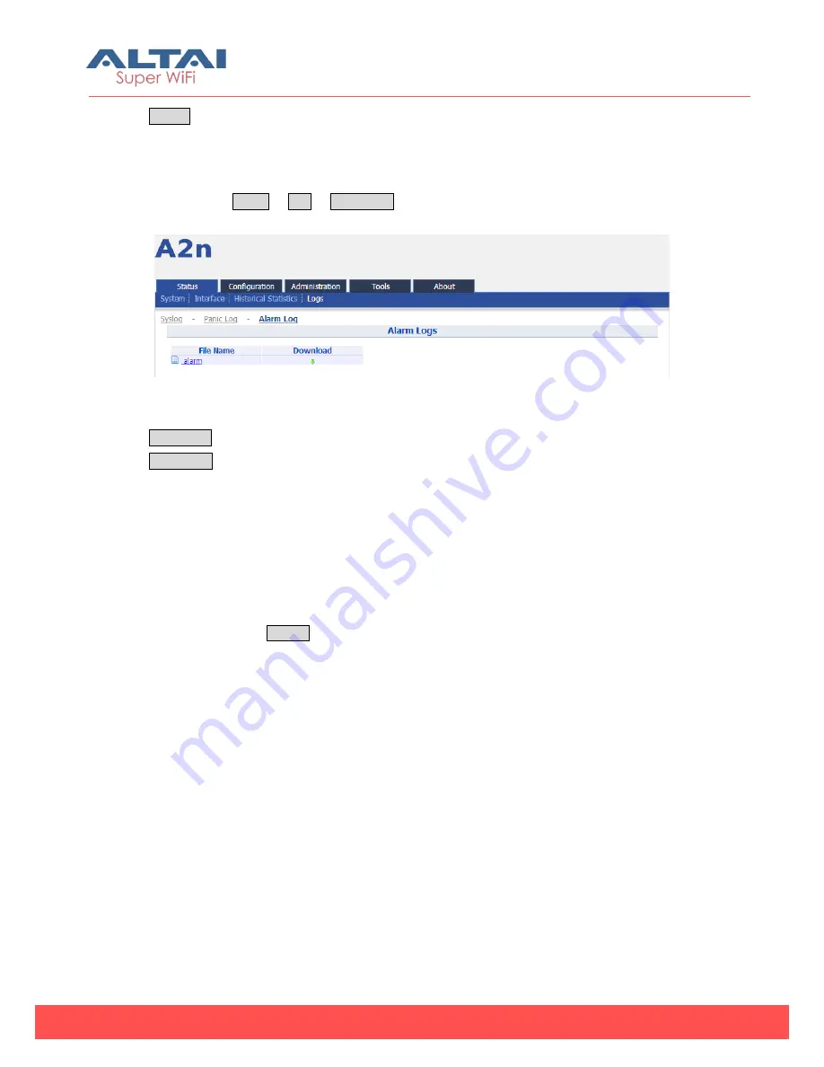 ALTAI A2N Configuration Manual Download Page 39