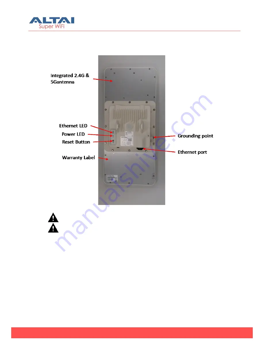 ALTAI A3-Ei Installation Manual Download Page 9