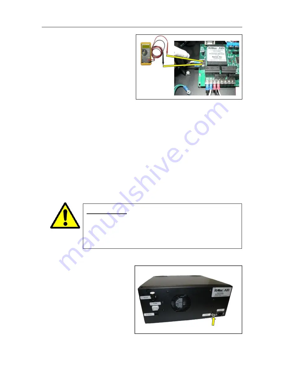 Altec AIR Puregas P210W2LP User Manual Download Page 57