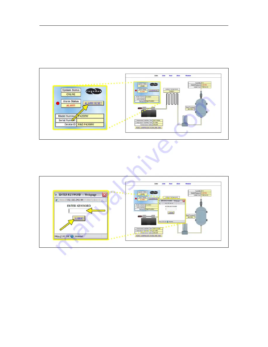 Altec AIR PUREGAS P4200W Series User Manual Download Page 56