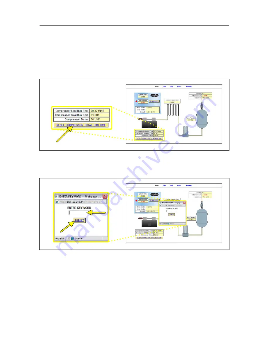 Altec AIR PUREGAS P4200W Series User Manual Download Page 57