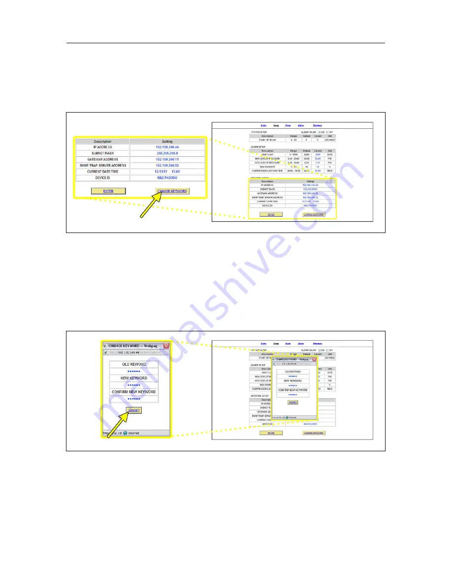 Altec AIR PUREGAS P4200W Series User Manual Download Page 60