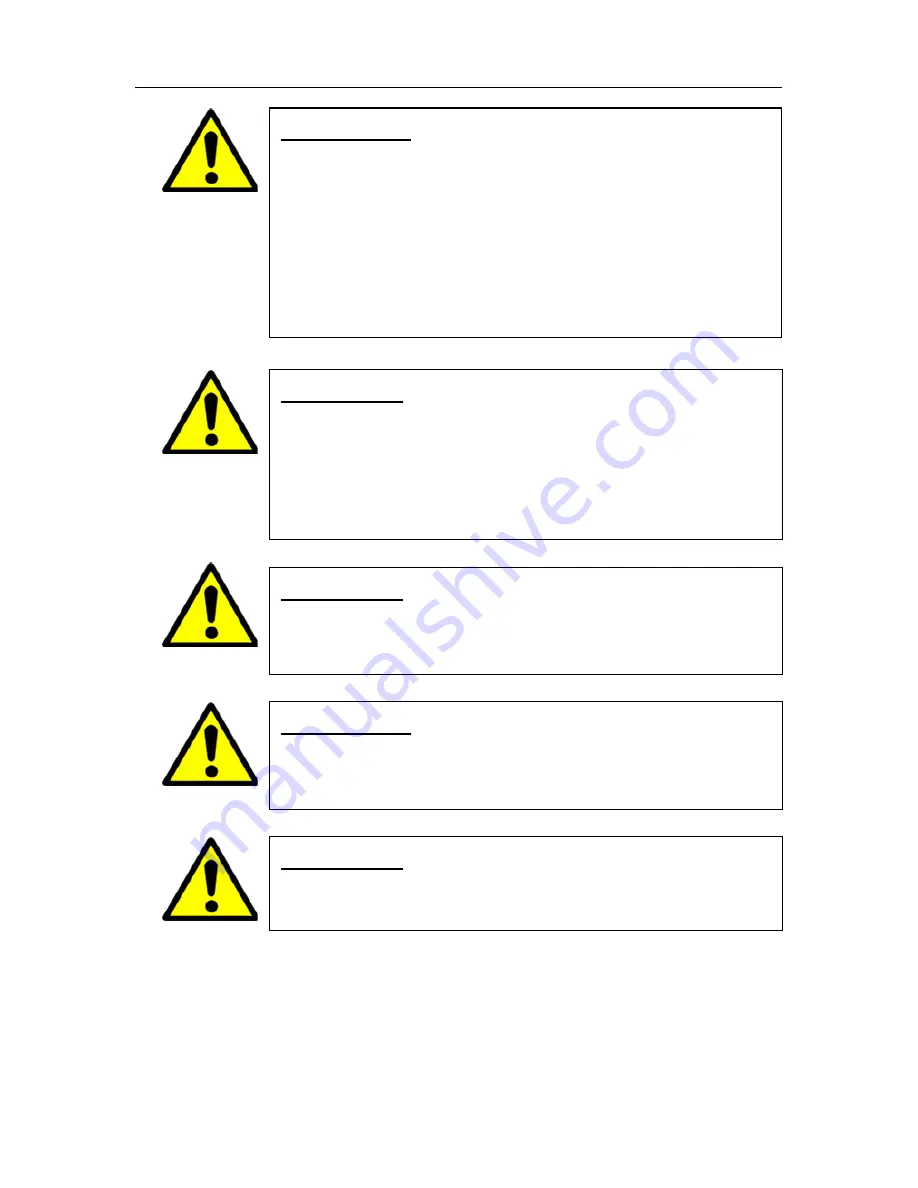 Altec AIR PUREGAS P4200W Series User Manual Download Page 98