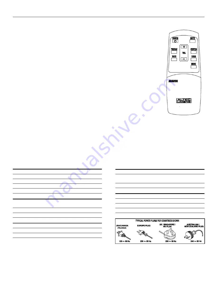 Altec Lansing ADA890 User Manual Download Page 7