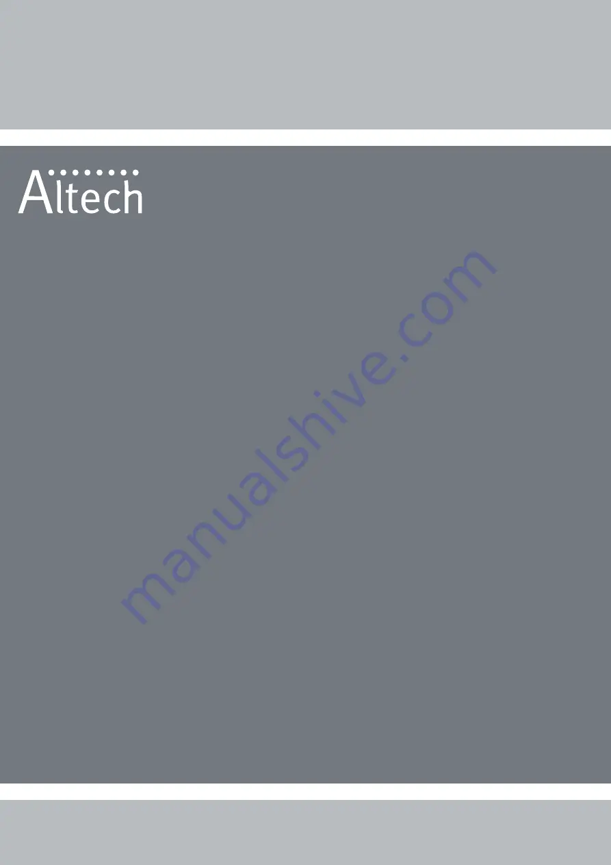 Altech B 2070-2 Installation Manual Download Page 12