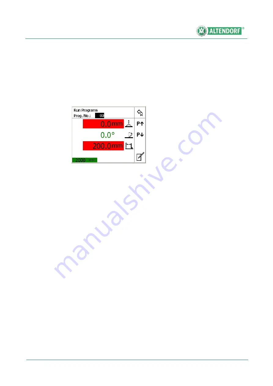 Altendorf F45 ProDrive Operating Manual Download Page 130