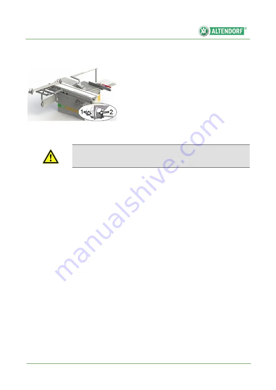 Altendorf WA 6 Operating Manual Download Page 42