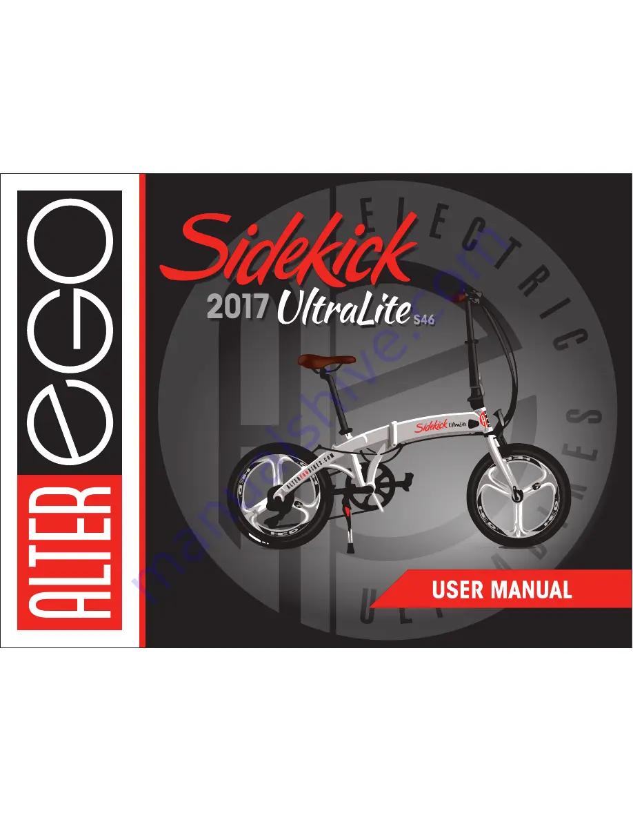 ALTER EGO SIDEKICK ULTRALITE S46 Скачать руководство пользователя страница 1