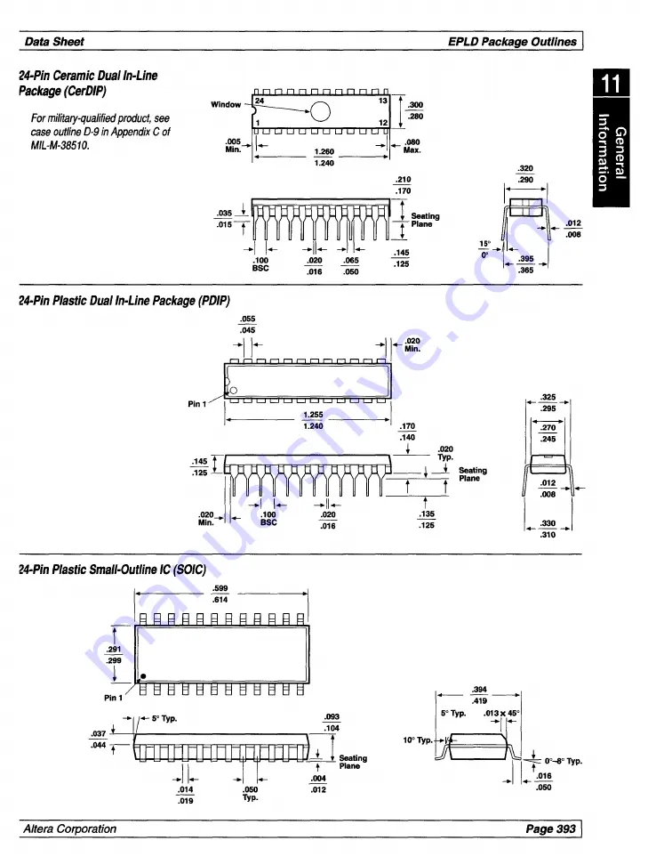 Altera Classic Data Book Download Page 403