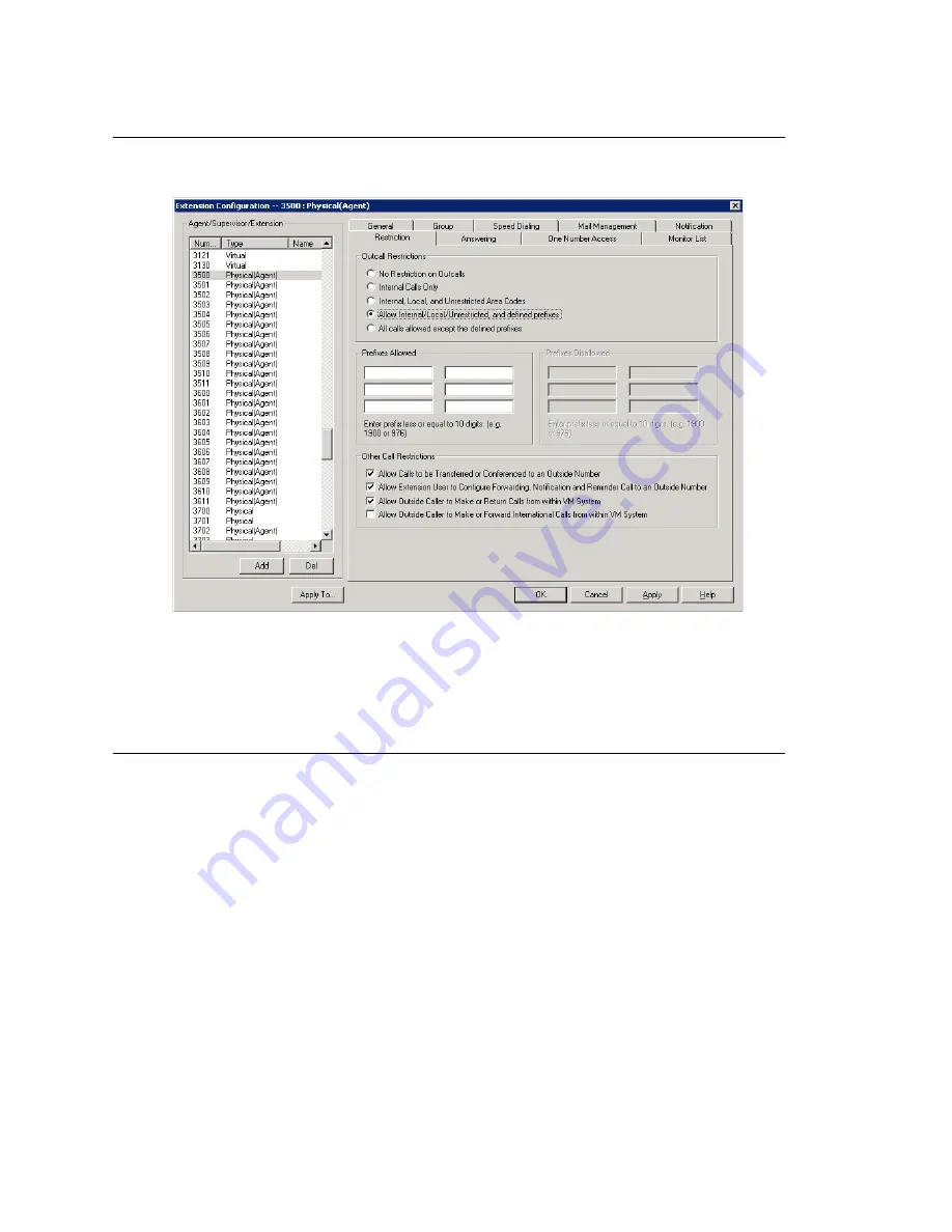 Altigen MAX Communication Server ACC 6.5 Administration Manual Download Page 230