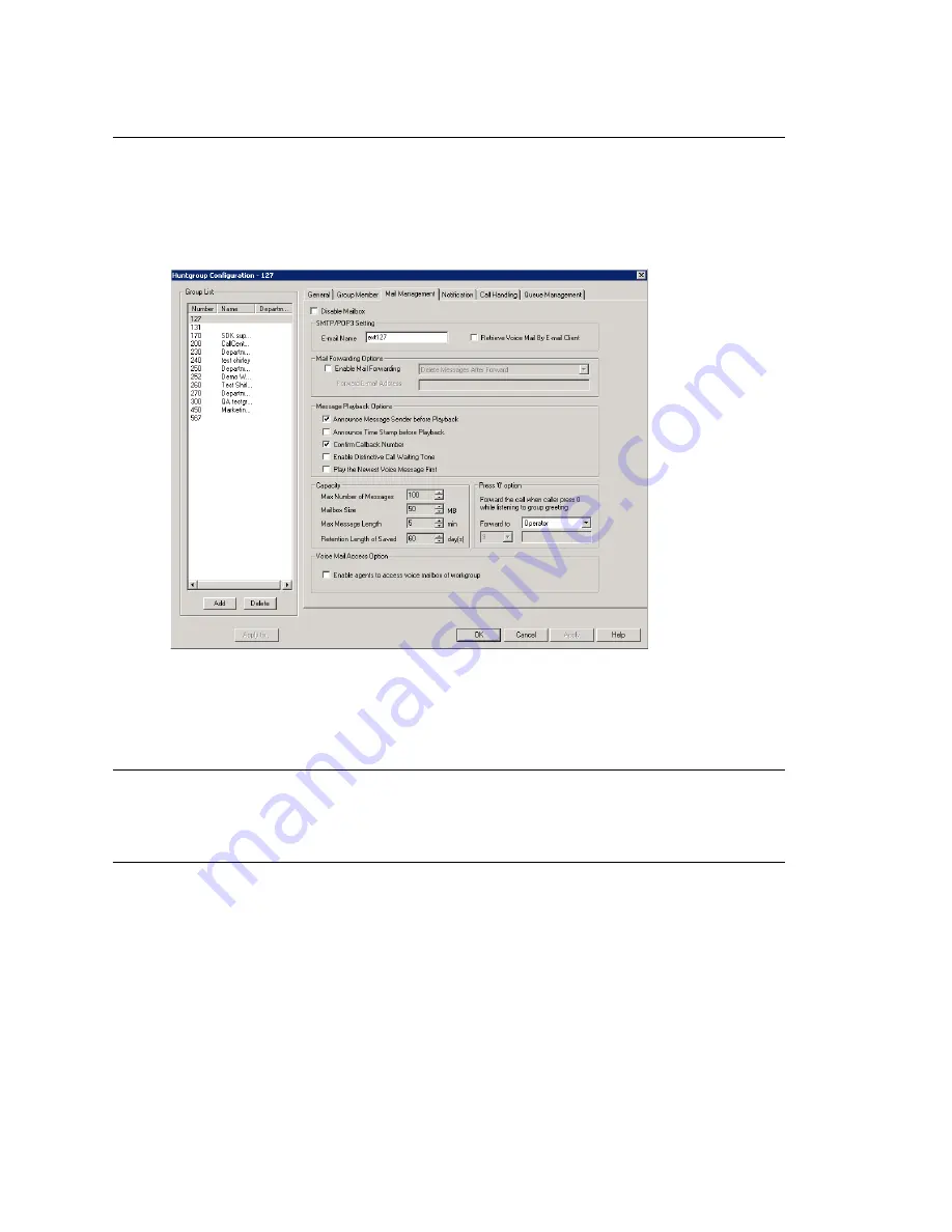 Altigen MAX Communication Server ACC 6.5 Administration Manual Download Page 278