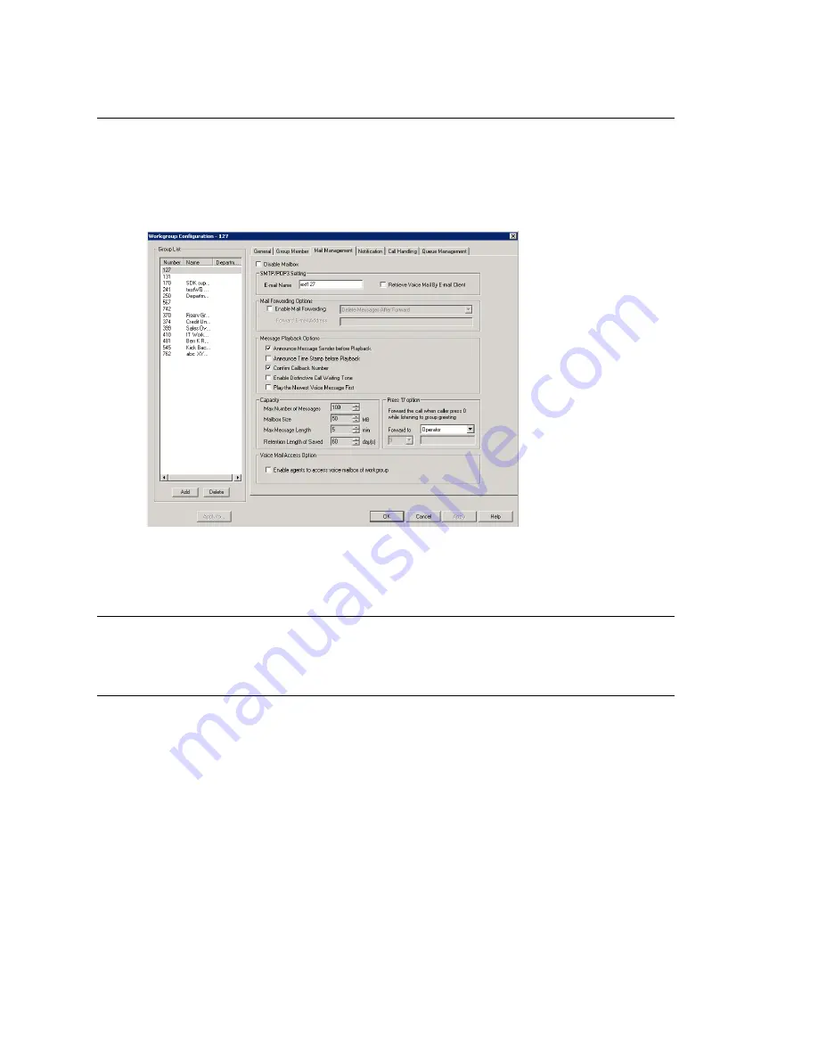 Altigen MAX Communication Server ACC 6.5 Administration Manual Download Page 305