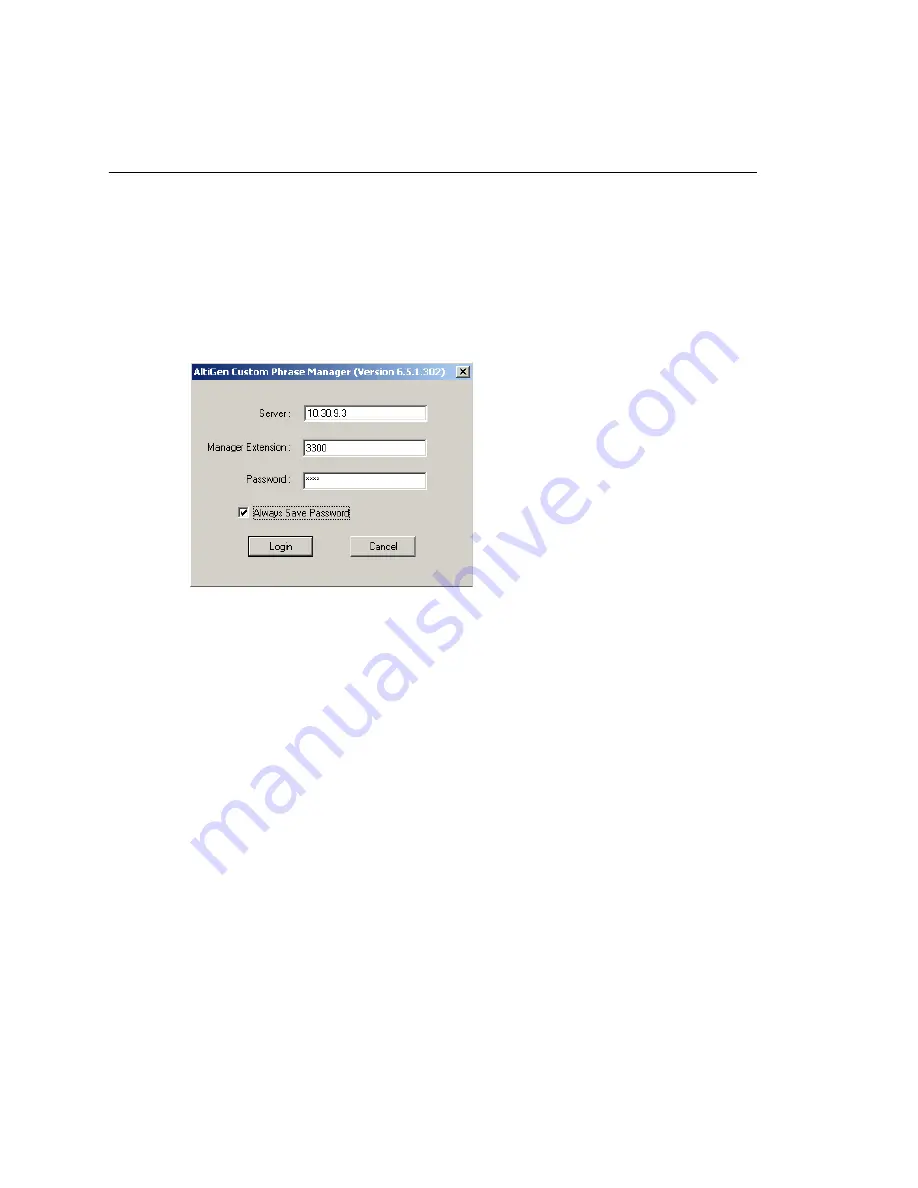 Altigen MAX Communication Server ACC 6.5 Administration Manual Download Page 446