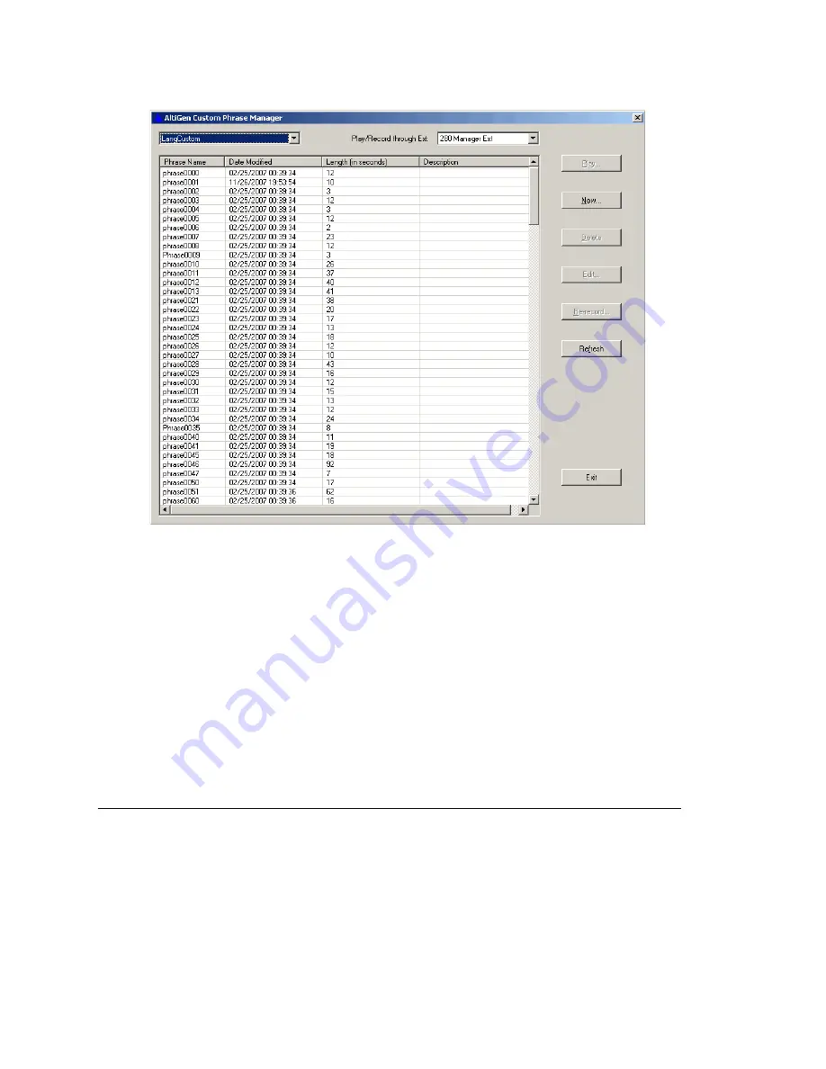 Altigen MAX Communication Server ACC 6.5 Administration Manual Download Page 447