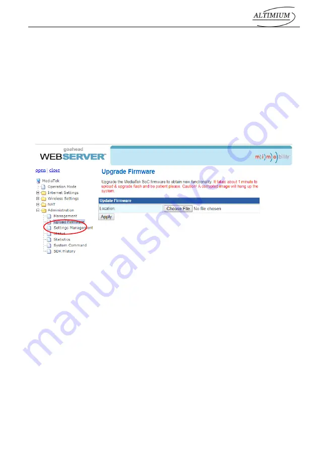 Altimium SW41H2-4K User Manual Download Page 23