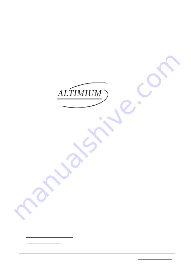 Altimium TP630P-4K User Manual Download Page 16