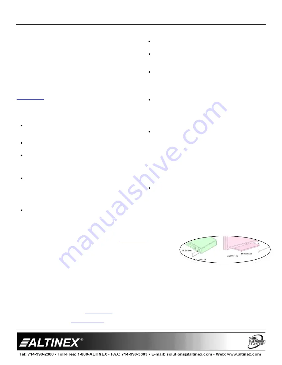 Altinex MUSE MU400-111 User Manual Download Page 2