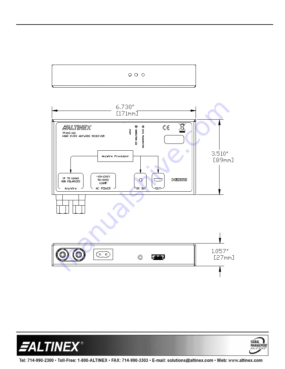 Altinex TP315-102 User Manual Download Page 6