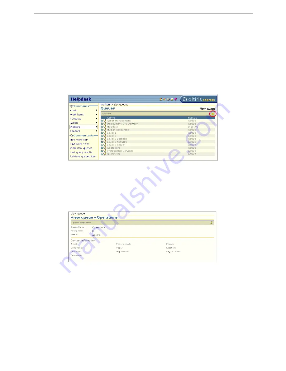 altiris eXpress Altris eXpress Helpdesk Solution 5.6 SP1 User Manual Download Page 137