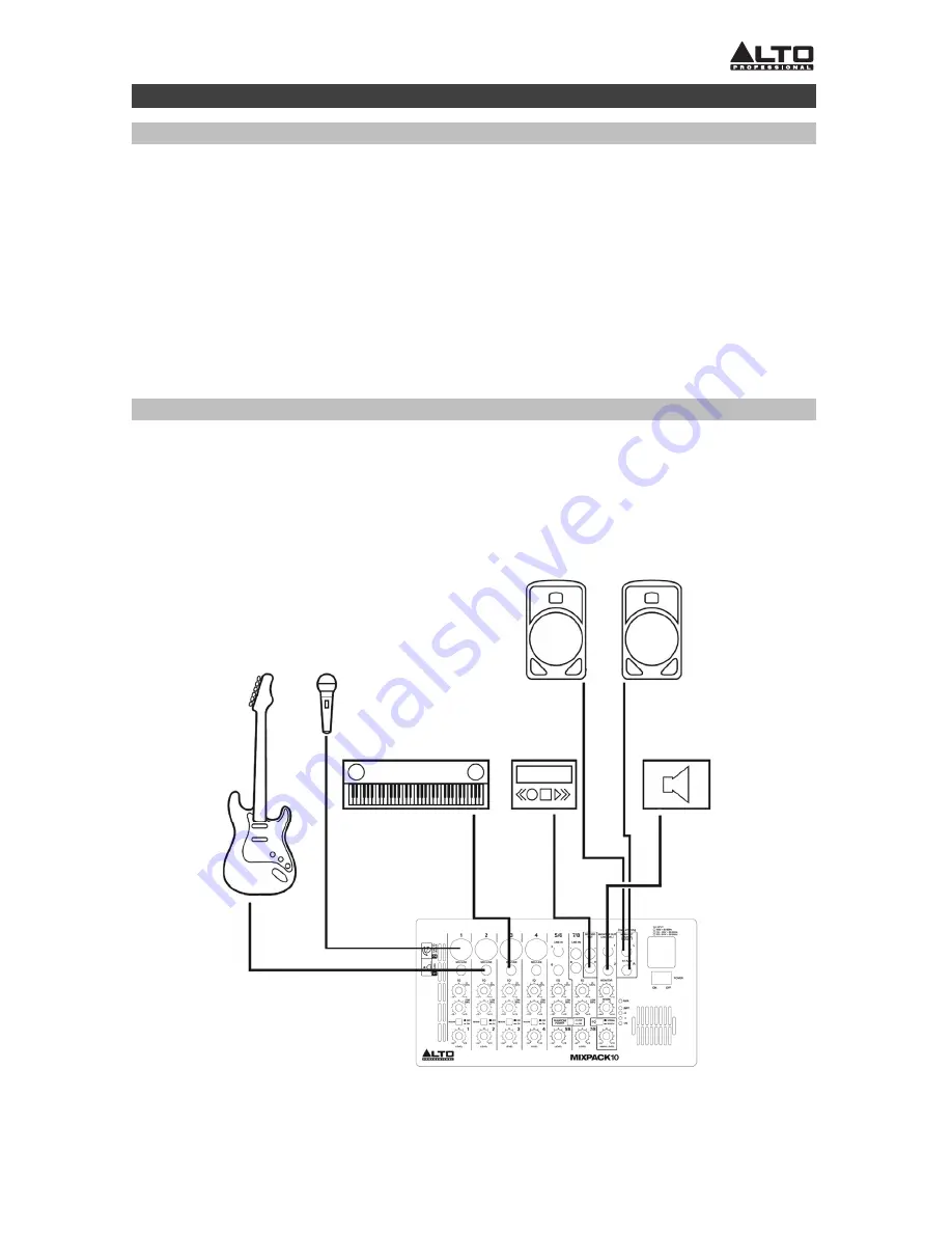 Alto Professional MIXPACK 10 User Manual Download Page 39