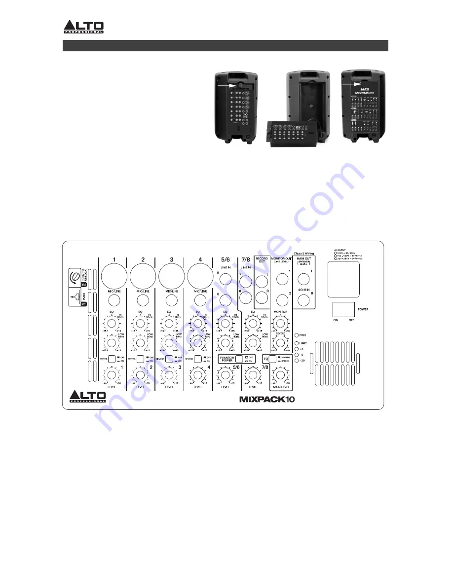 Alto Professional MIXPACK 10 User Manual Download Page 40