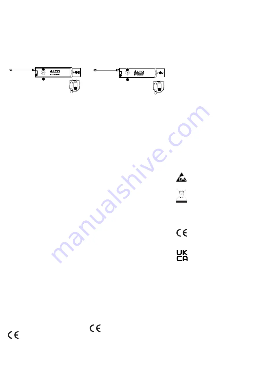 Alto Professional Stealth 1 User Manual Download Page 2